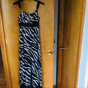 Zebra print sundress by White House Black Market